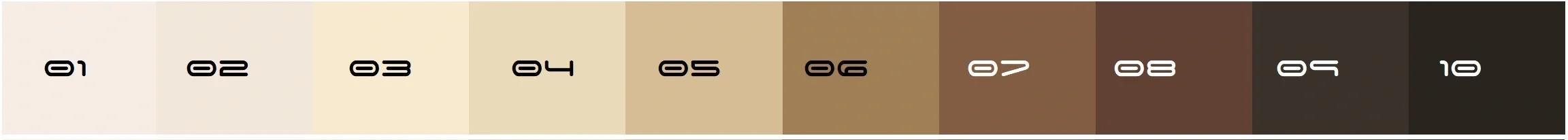 Monk Skin Tone Scale